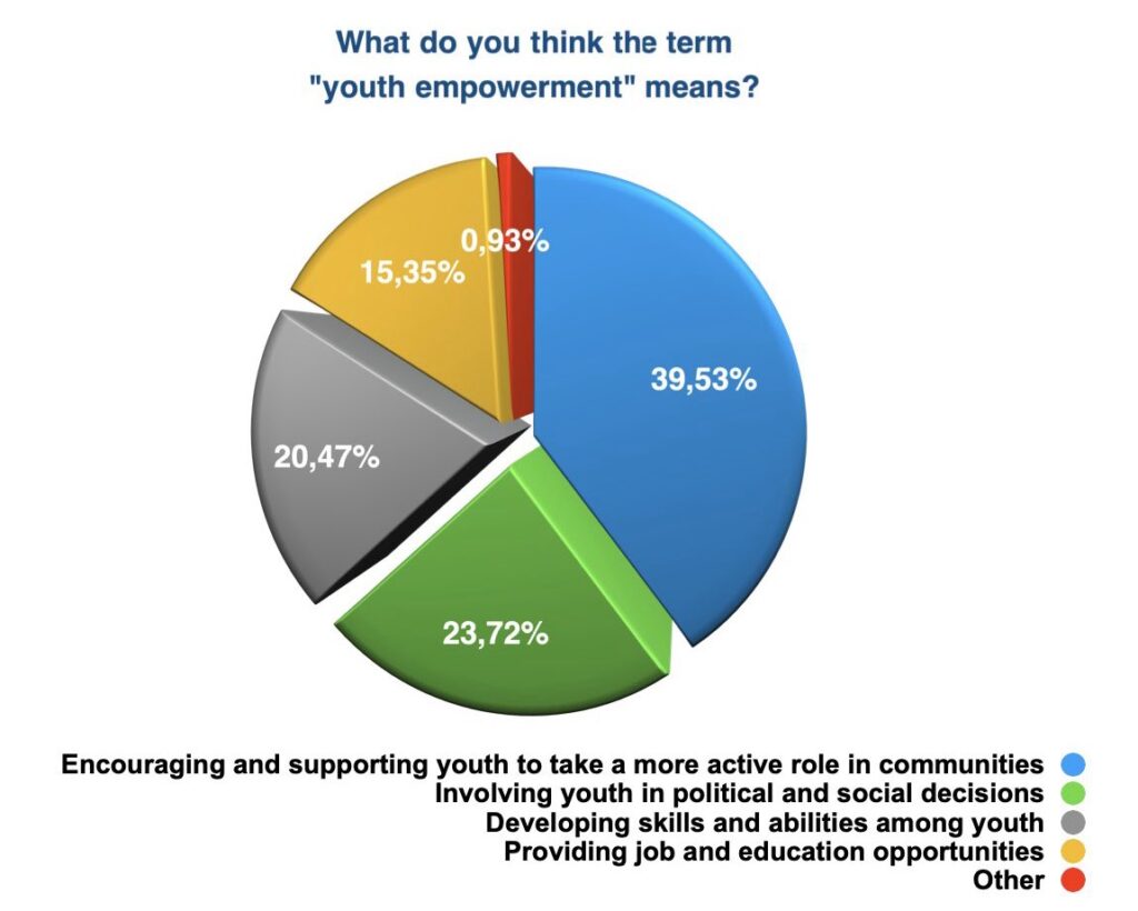 What does the term youth empowerment mean?