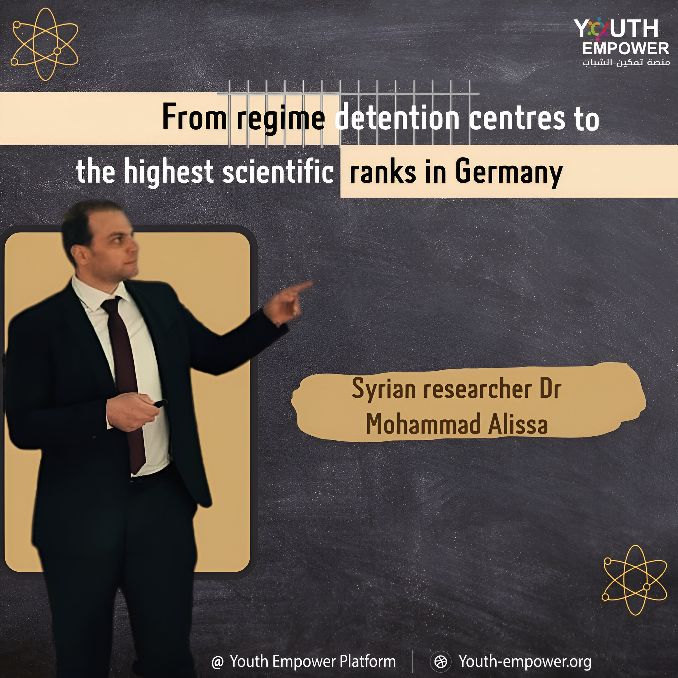 You are currently viewing Dr. Mohammad Al-Issa: From the Regime’s Detention Centers to the Highest Academic Ranks in Germany.